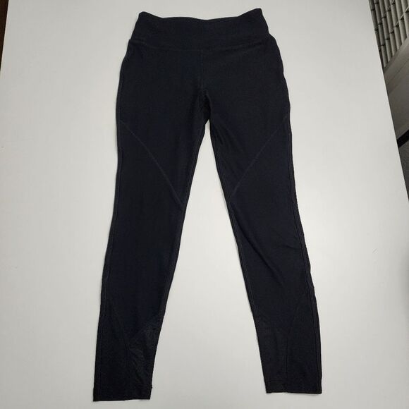 Girls Mondetta Black Leggings Yoga Pants with Vented Ankles Size Small S 7/8 - Picture 1 of 7